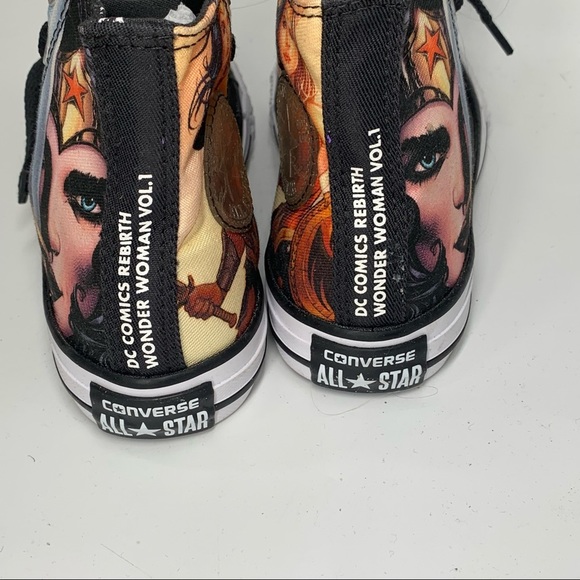 Converse DC Comics x Chuck Taylor All Star High tops 'Wonder Woman' youth 13 - Picture 8 of 10